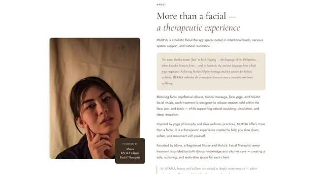About page
